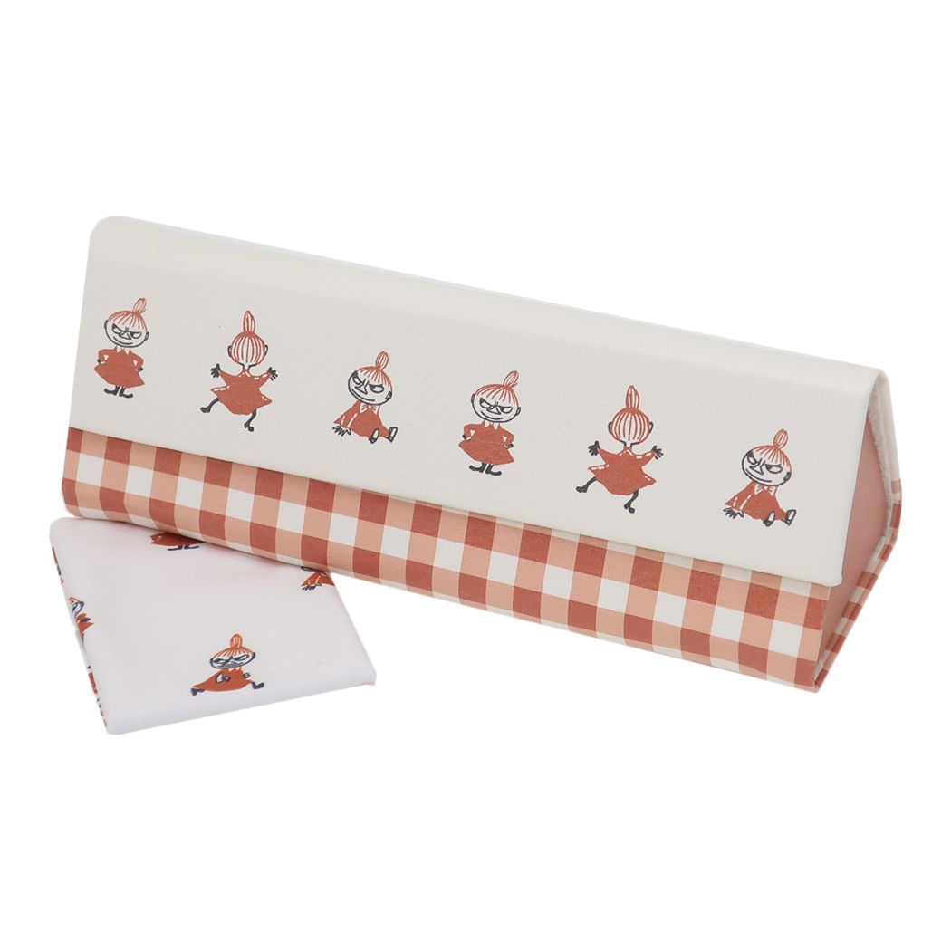 ムーミン クロス付き折りたたみメガネケース 北欧 メガネ キャラクター リトルミイいっぱい