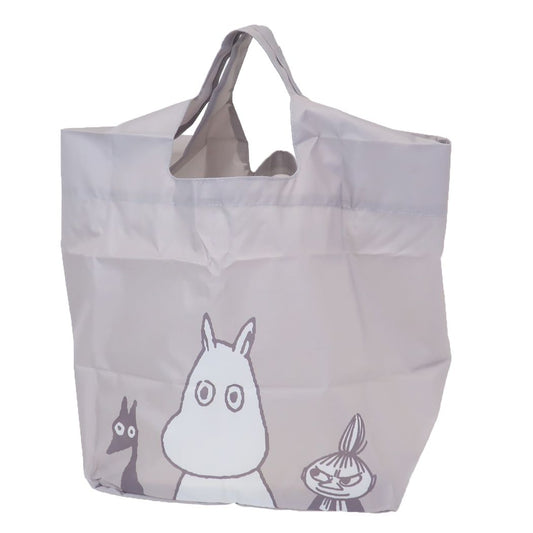 ムーミン グッズ エコバッグ 北欧 キャラクター 底板付きエコバッグミニ 外ポケット付き