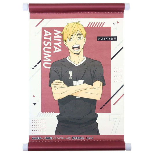 ハイキュー！！ A4タペストリー 少年ジャンプ ファブリックポスター アニメキャラクター 宮侑