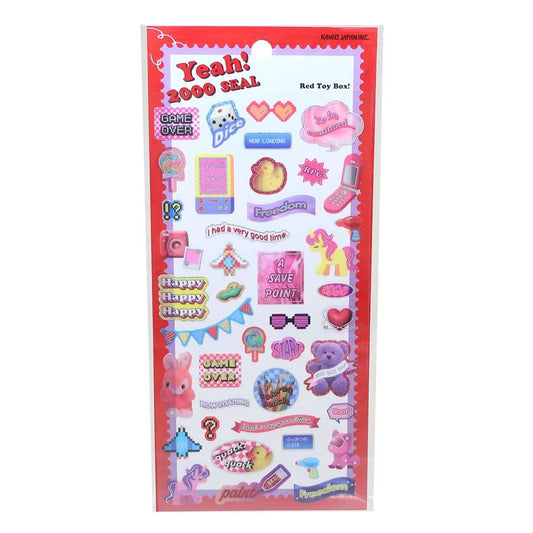 シールシート YEAH！2000SEAL RED TOY BOX
