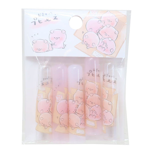鉛筆キャップ むぎゅっとプヒーズ えんぴつカバー5本セット