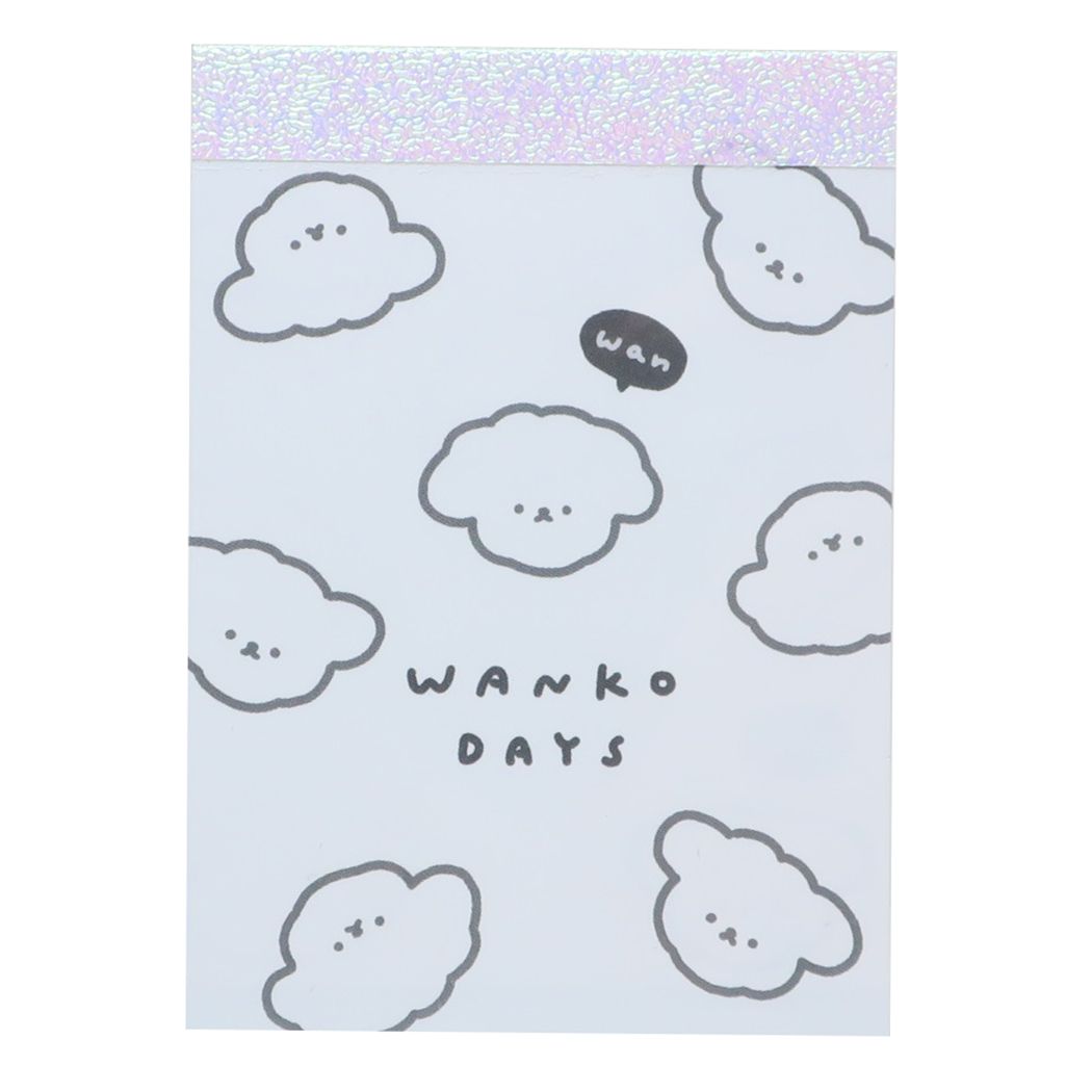 メモ帳 COLOR DAYS ミニミニメモ WANKO DAYS 新学期準備文具
