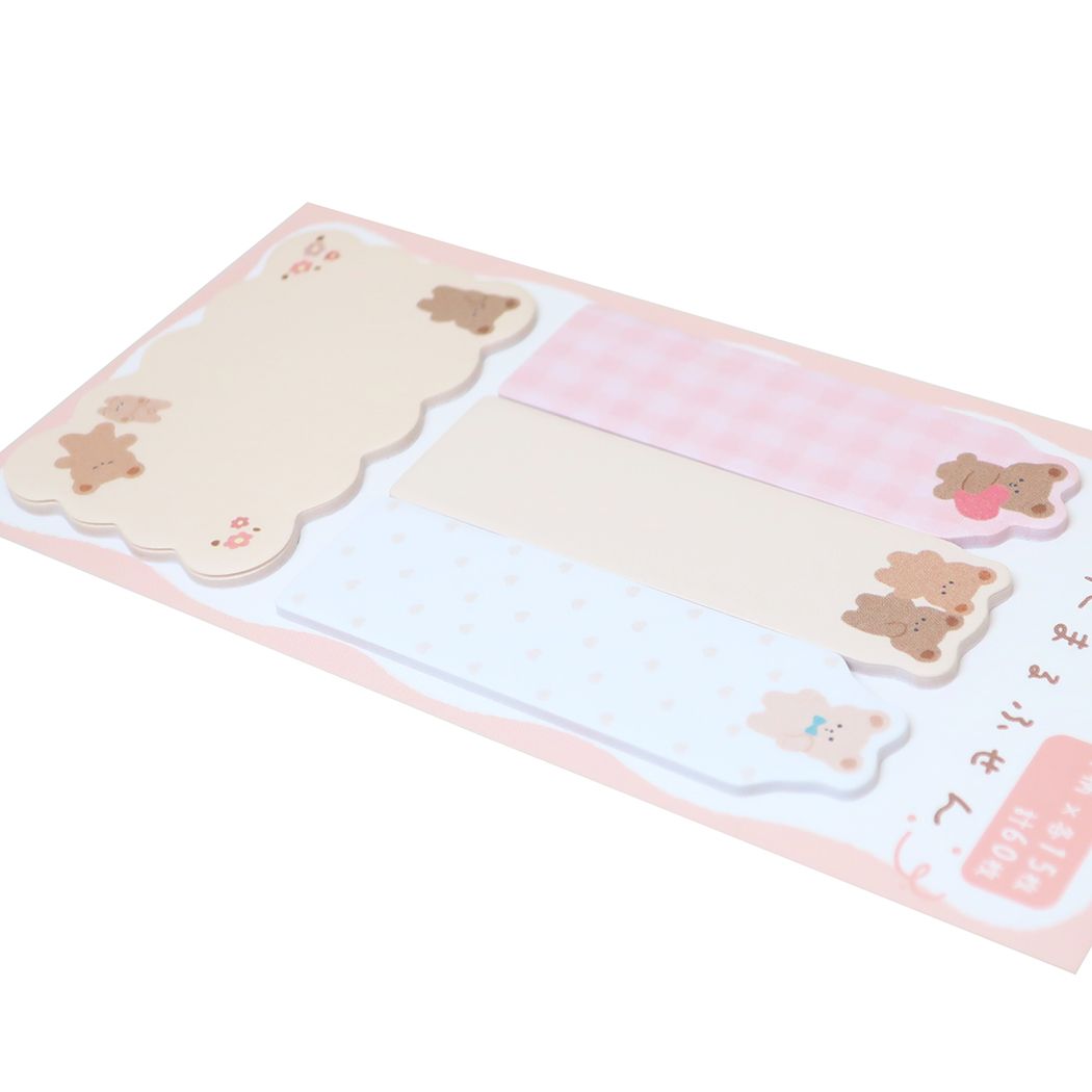 付箋 のんびりちるにまるふせん くま カミオジャパン