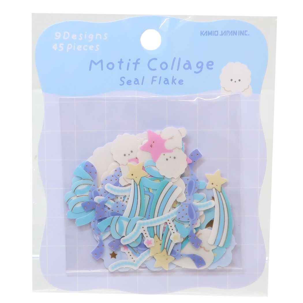 フレークシール MOTIF COLLAGEシールフレーク ビションブリーゼ カミオジャパン