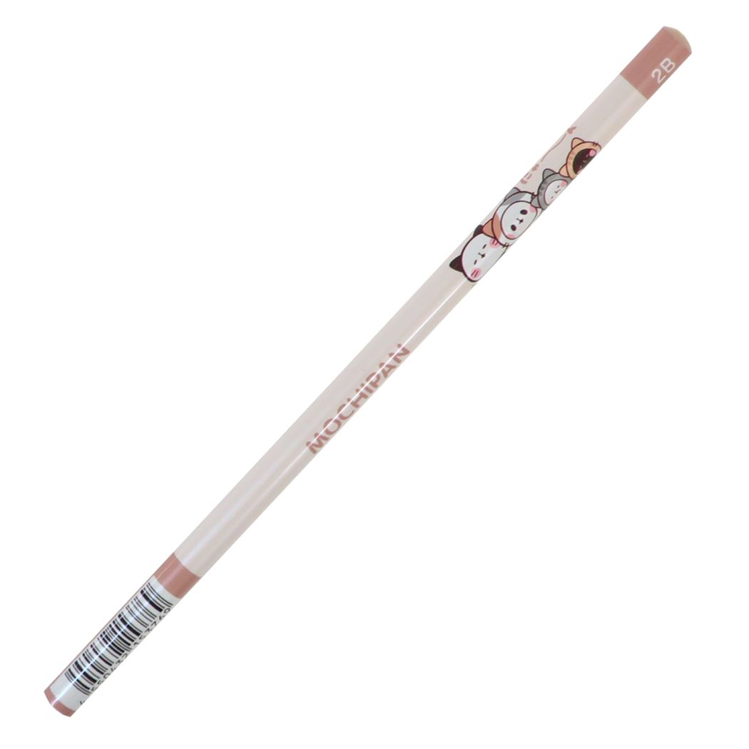 もちもちぱんだ 小学生 かわいい 鉛筆 丸軸 えんぴつ 2B ねこ