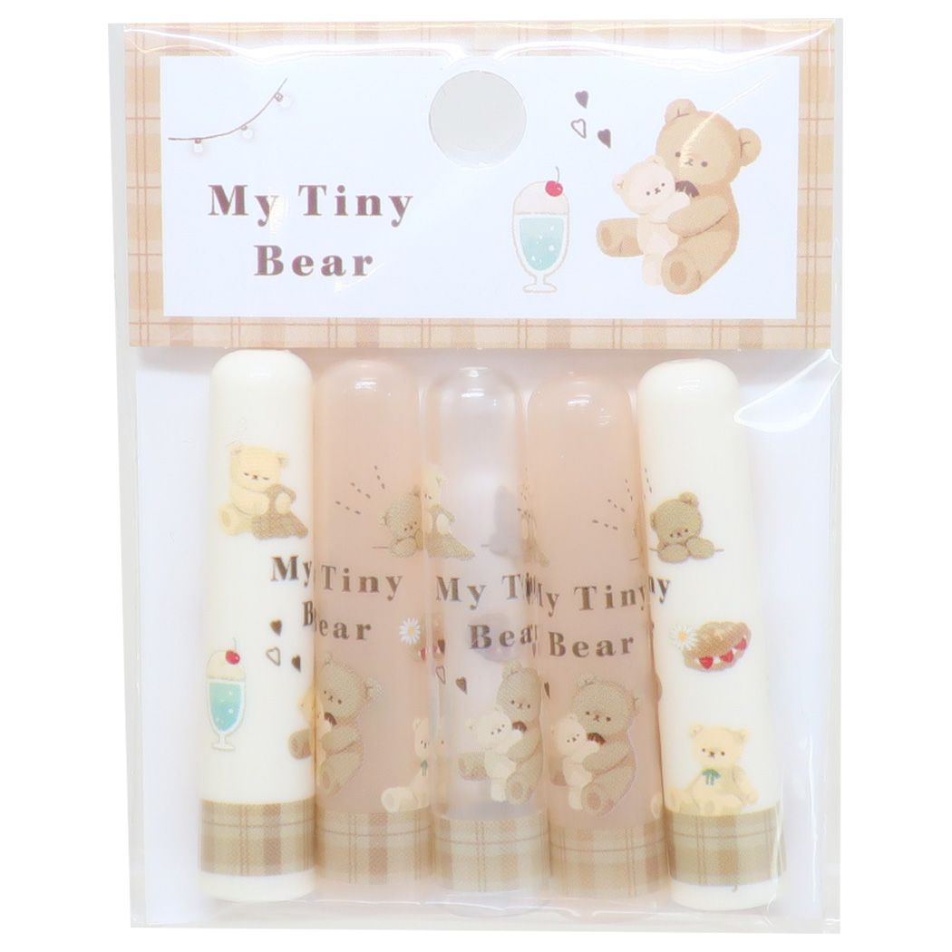 鉛筆キャップ My Tiny Bear えんぴつカバー5本セット