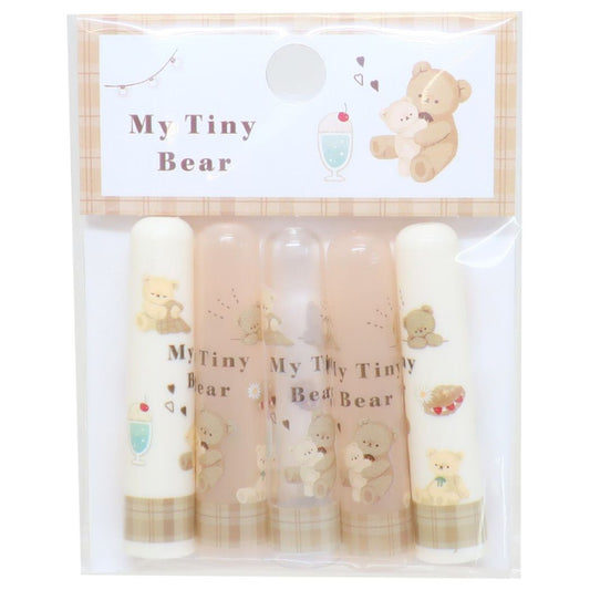 鉛筆キャップ My Tiny Bear えんぴつカバー5本セット