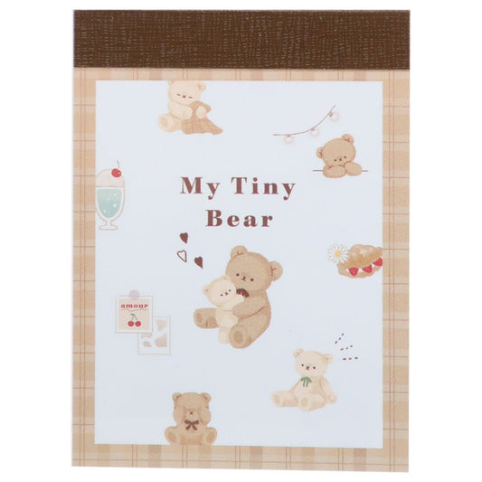 メモ帳 My Tiny Bear ミニミニメモ 新学期準備文具 女の子