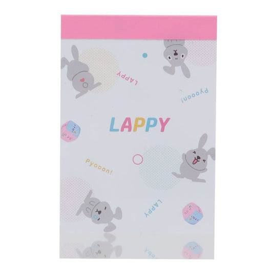メモ帳 ラッピー ミニミニメモ パターン ラヴィット カミオジャパン