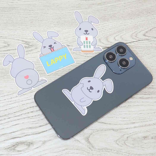 ミニデコステッカー ラッピー キャラクターステッカー ラヴィット カミオジャパン カンペ