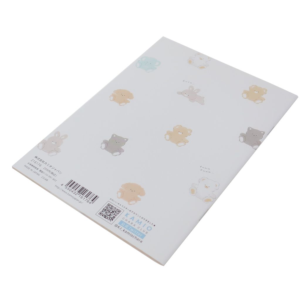 交換ノート A5交換ノート4人用 ジューシーなぬいぐるみ 占い カミオジャパン