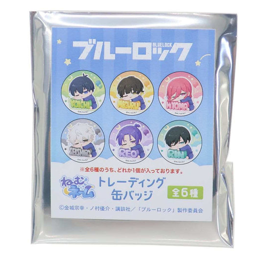 缶バッジ ブルーロック トレーディング缶バッジ 全6種 ねむネーム 少年マガジン