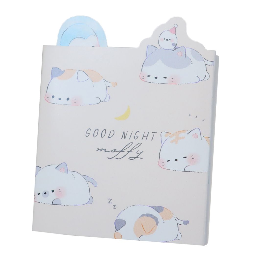メモ帳 すやすやモフィー パタパタメモ ねこ