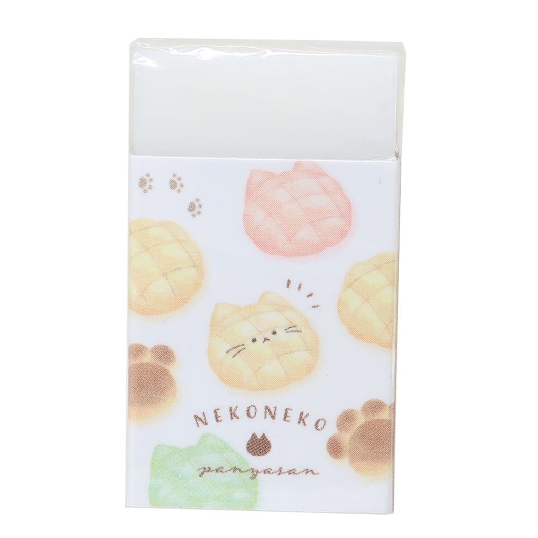 消しゴム ねこねこパン屋さん まとまるくん消しゴム 文房具 メロンパンxねこ プレゼント