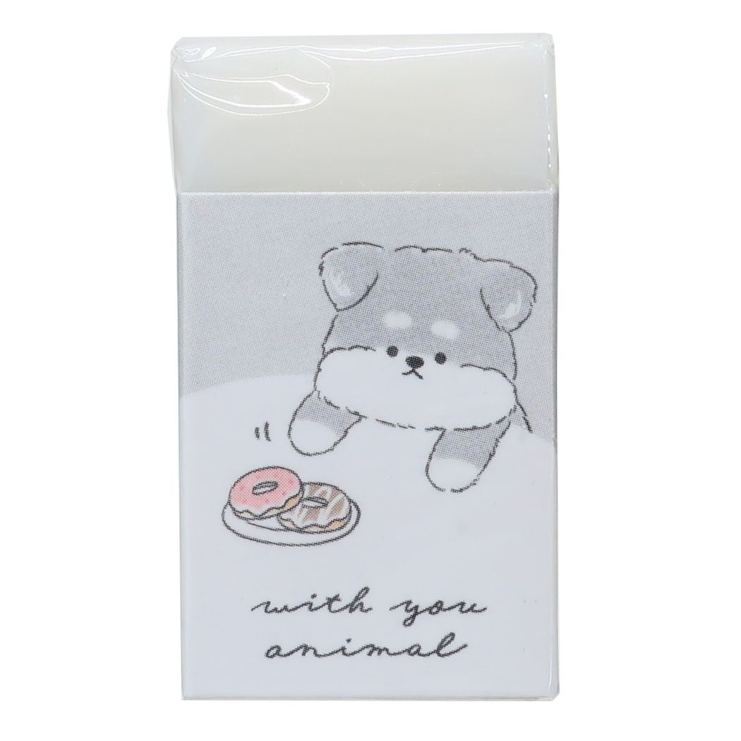 消しゴム WITH YOU ANIMAL まとまるくん シュナウザー