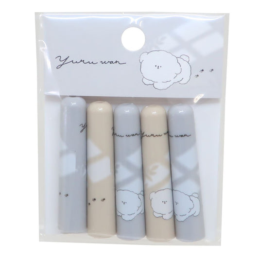 鉛筆キャップ YURUWAN えんぴつカバー5本セット 窓明かり カミオジャパン