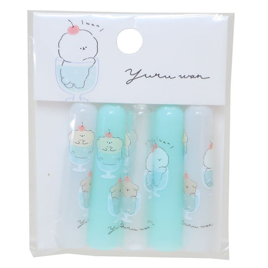 鉛筆キャップ YURUWAN えんぴつカバー5本セット クリームソーダ