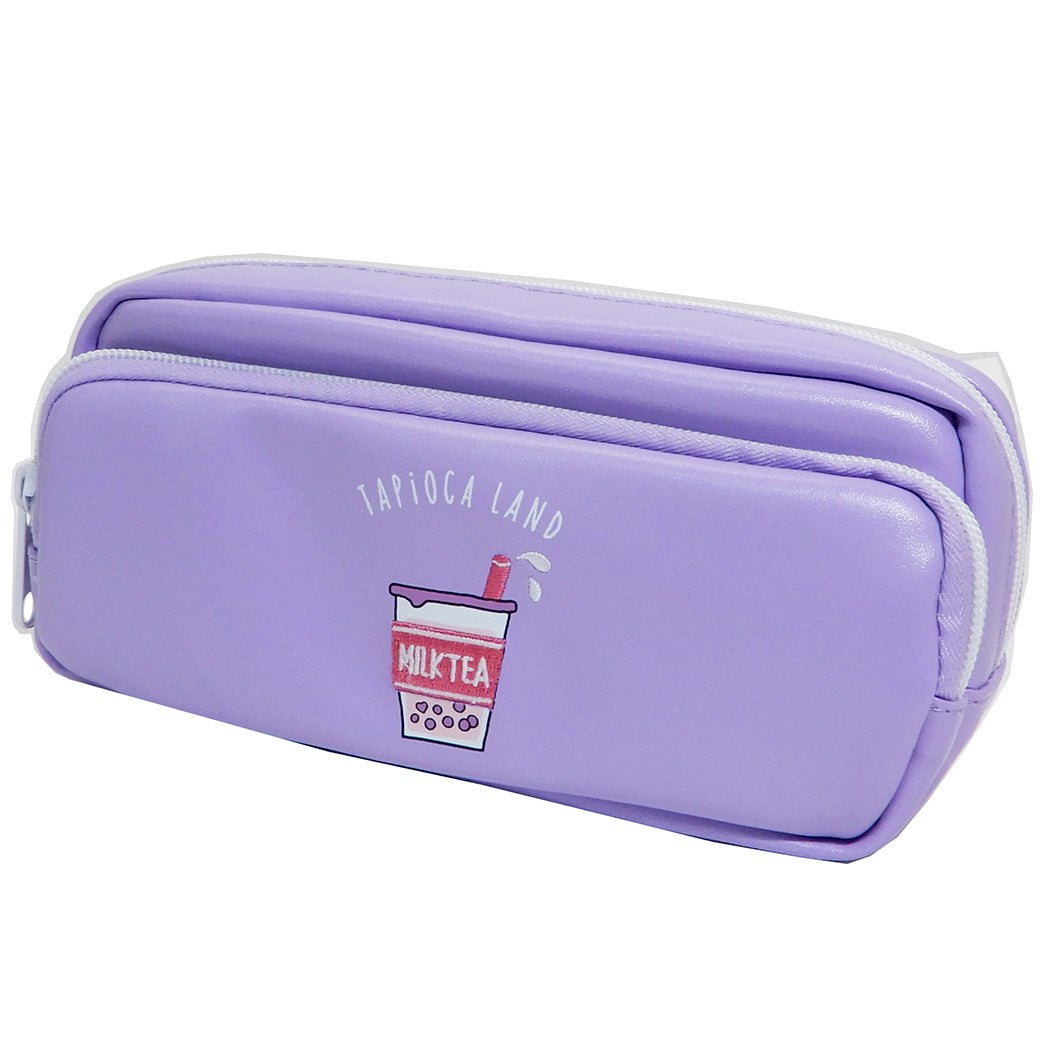 筆箱 フロント ポケット ペンケース PINK PINK GENIC TAPIOKA カミオジャパン 新学期 準備 ペンポーチ かわいいクリ