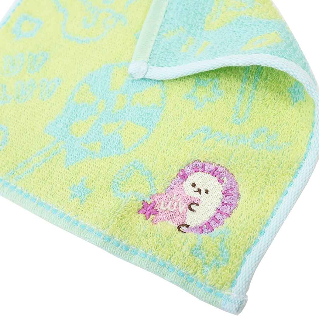 ミニタオル ジャガード ハンカチタオル ハリネズミ 2020SS カミオジャパン 20×20cm プレゼント 男の子 女の子 ギフト