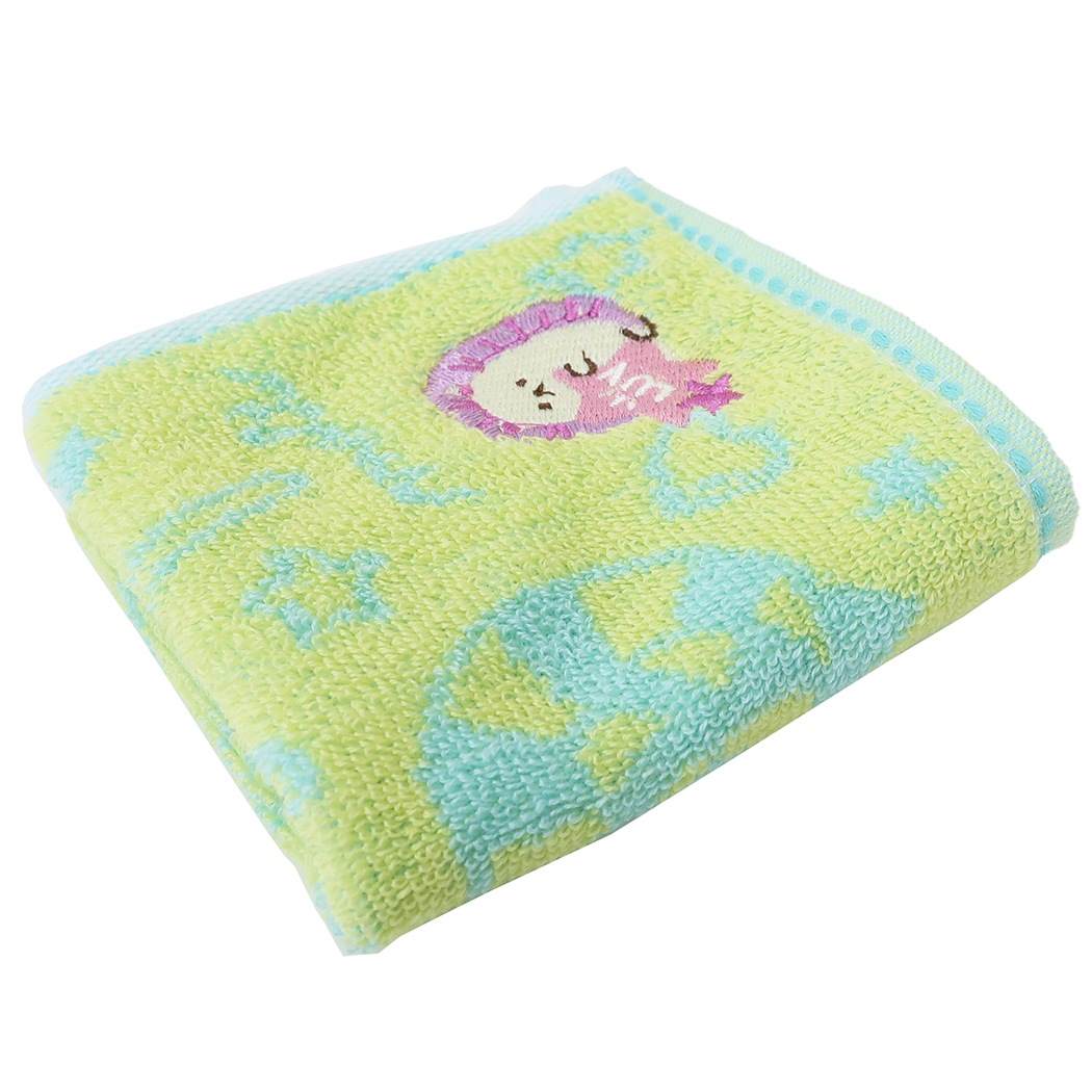 ミニタオル ジャガード ハンカチタオル ハリネズミ 2020SS カミオジャパン 20×20cm プレゼント 男の子 女の子 ギフト