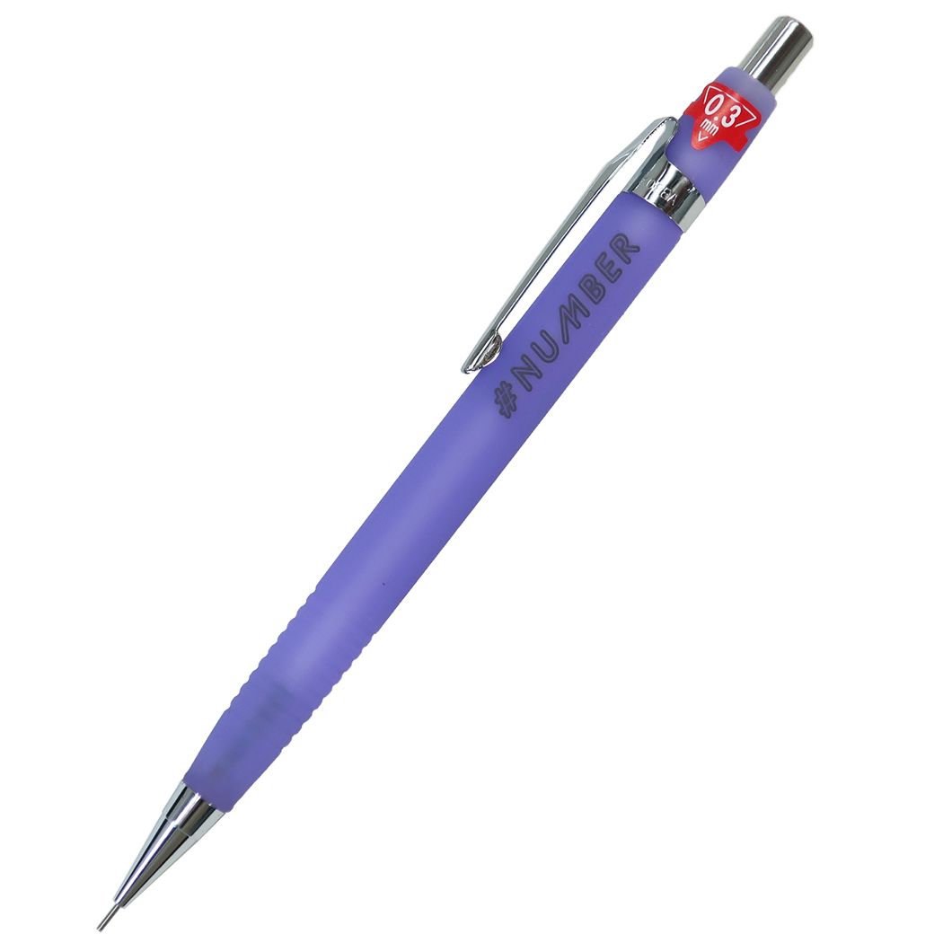シャーペン 三角軸 ラバー シャープペン NUMBER 0.3mm 2021SS カミオジャパン プレゼント 男の子 女の子 ギフト