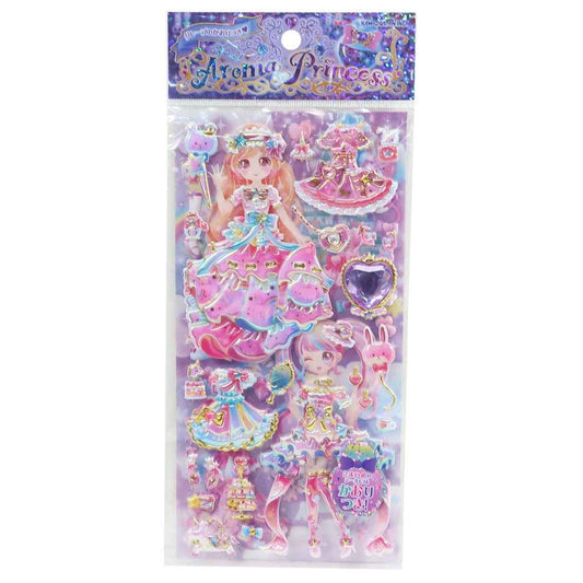着せ替えシール 2枚組 アロマプリンセス シールシート ドリーミーマジック カミオジャパン プレゼント 男の子 女の子 ギフト