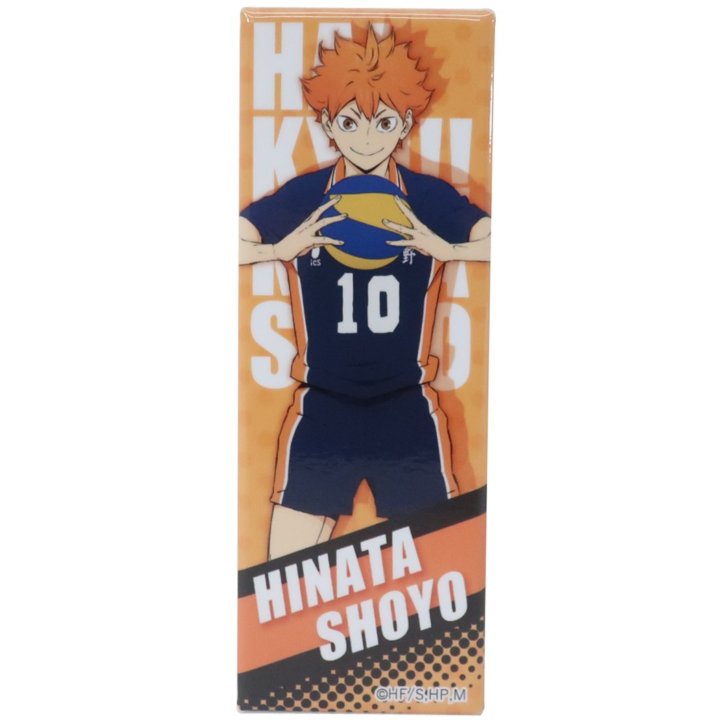 ハイキュー ロング 長方形 カンバッジ 缶バッジ 日向翔陽 烏野高校 少年ジャンプ アニメキャラクター プレゼント 男の子 女の子 ギ