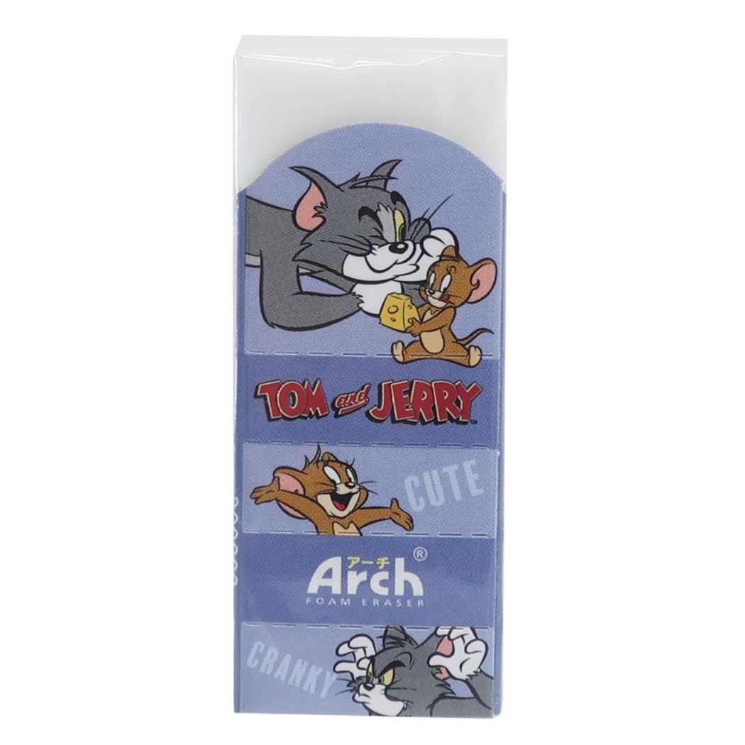 トムとジェリー 消しゴム Arch アーチケシゴム コミック ワーナーブラザース カミオジャパン 新学期準備文具 小学生 中学生 高校生 プ