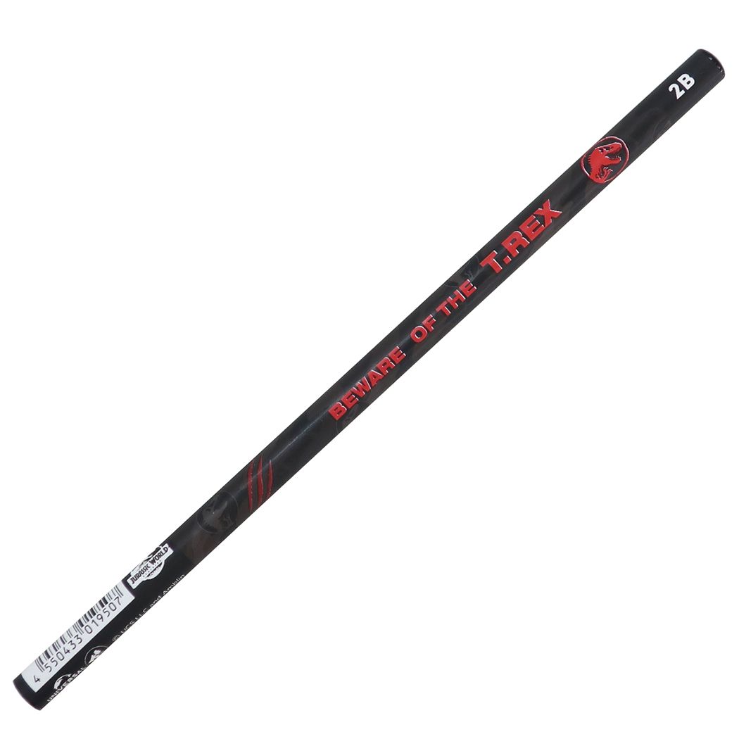 ジュラシックワールド グッズ 鉛筆 映画キャラクター マット軸えんぴつ2B RED プレゼント 男の子 女の子 ギフト