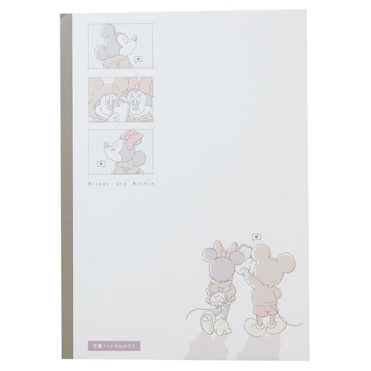 ミッキー＆ミニー B5学習ノート 方眼ノート ディズニー キャラクター プレゼント 男の子 女の子 ギフト