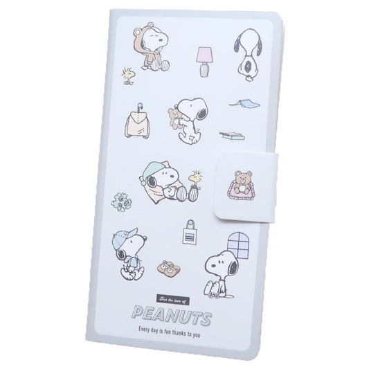 スヌーピー キャラクター メモ帳＆付箋 スマホカバーふせんメモ NICE CLOSET ピーナッツ