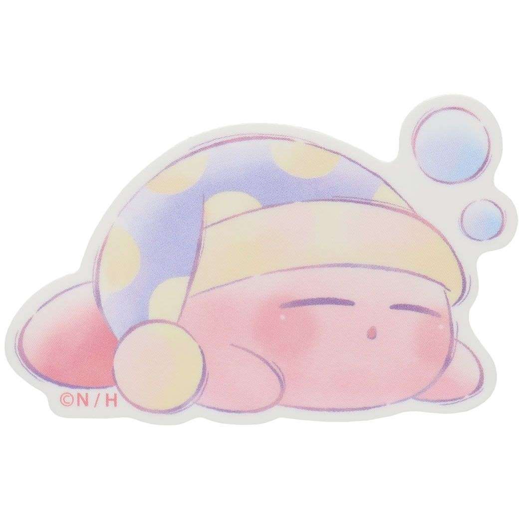 星のカービィ キャラクター ダイカットシール ミニデコステッカー SLEEP