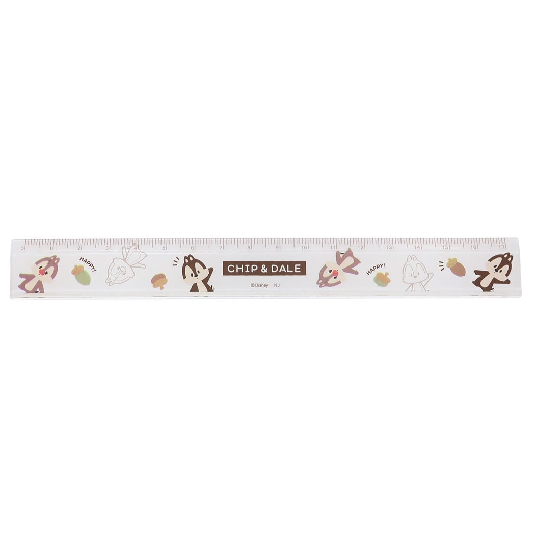 チップ＆デール キャラクター ものさし スリム17cm定規 ディズニー