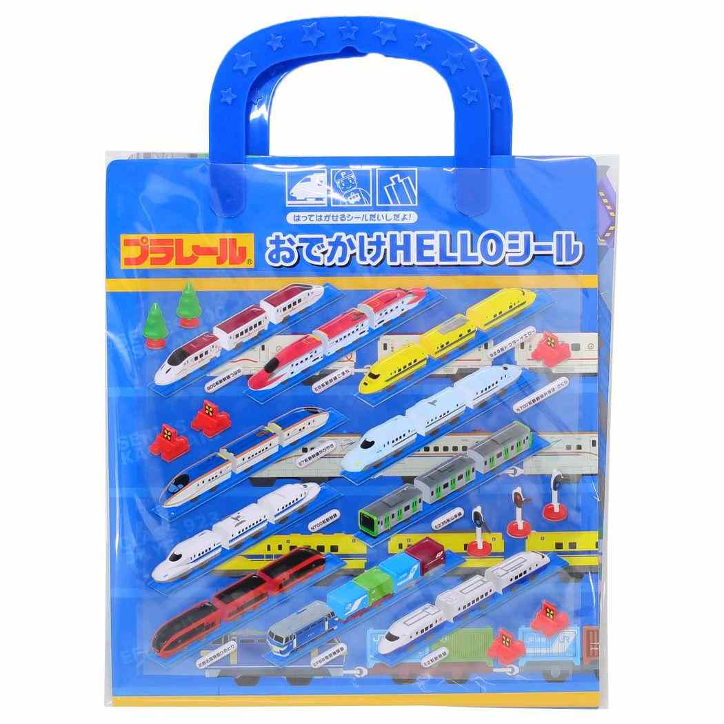 プラレール グッズ ジオラマステッカー 鉄道 キャラクター おでかけHELLOシール