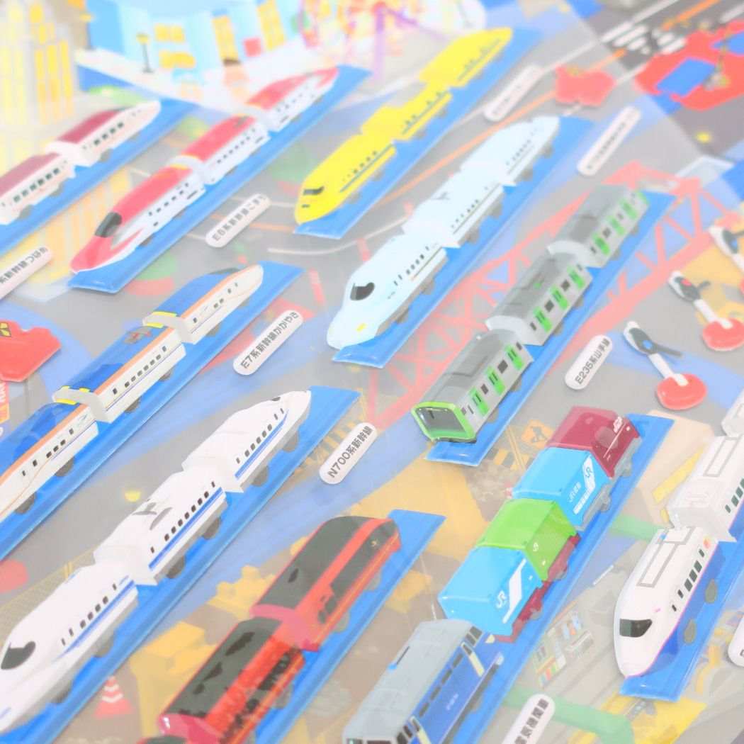 プラレール グッズ ジオラマステッカー 鉄道 キャラクター おでかけHELLOシール