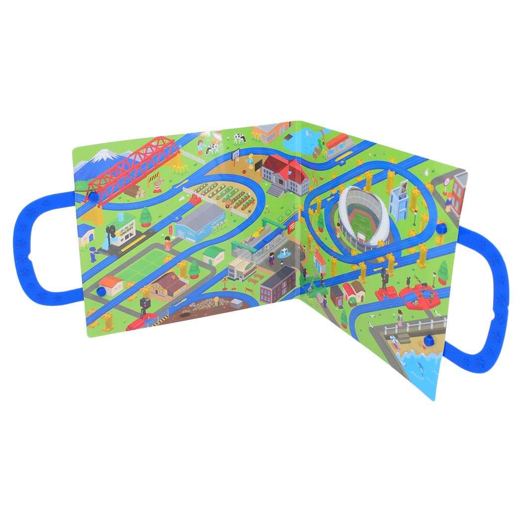 プラレール キャラクター ジオラマステッカー おでかけHELLOシール 自然 鉄道