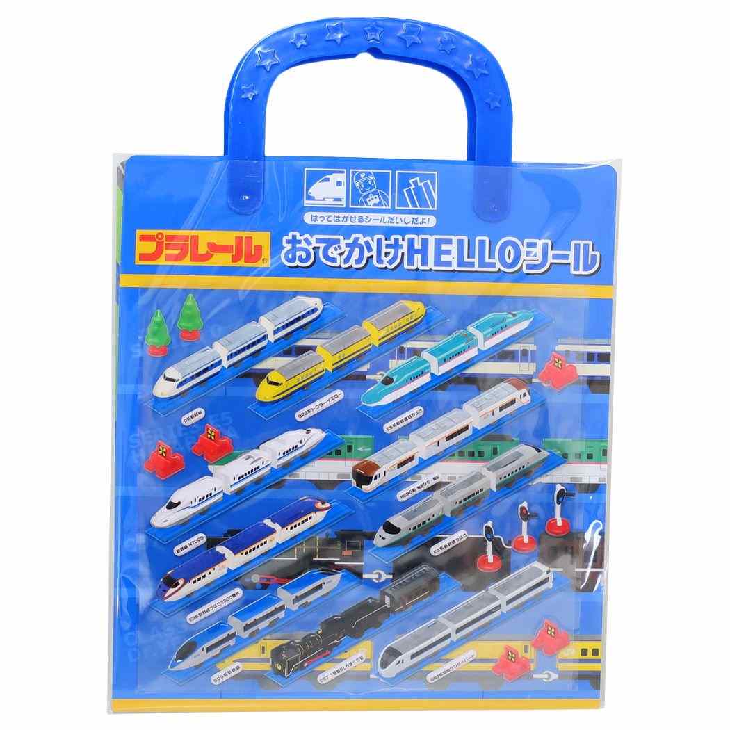 プラレール キャラクター ジオラマステッカー おでかけHELLOシール 自然 鉄道