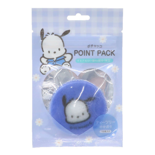 ポチャッコ グッズ フェイスパック キャラクター シート状ポイントパック10枚入り
