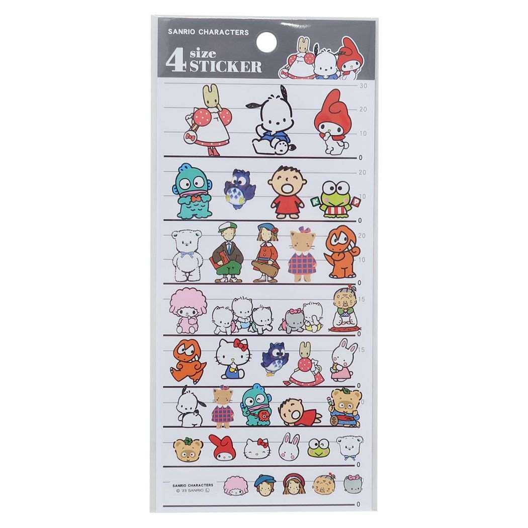 シールシート サンリオキャラクターズ 4サイズステッカー 4SIZE STICKER 2 サンリオ