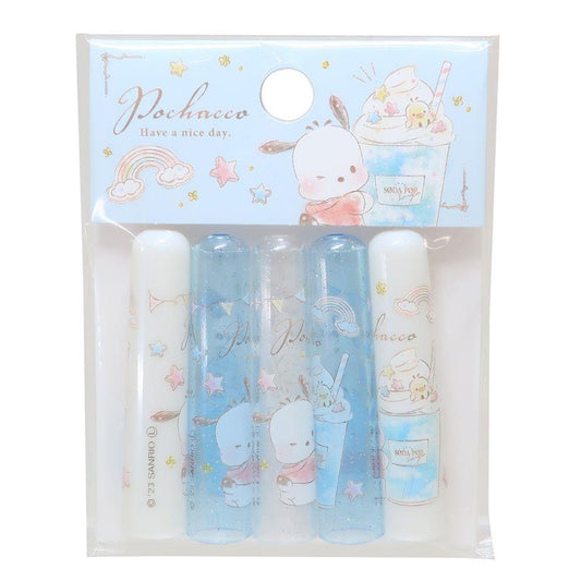 ポチャッコ キャラクター 鉛筆キャップ えんぴつカバー5本セット SWEET FLUFFY