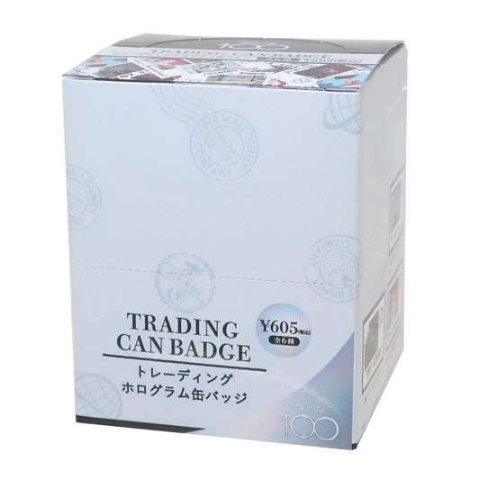 缶バッジ ディズニーキャラクターズ D100トレーディング缶バッジ 全6種 6個入セット ディズニー ホログラム コレクション雑貨 まとめ買い