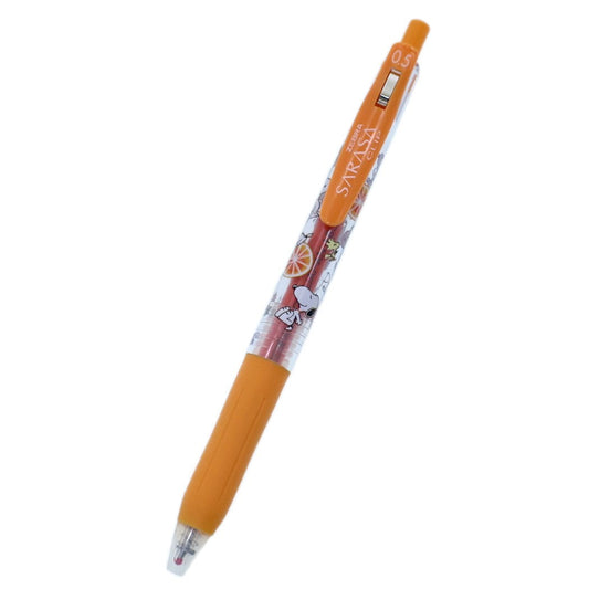 サラサクリップ0.5mm スヌーピー カラーボールペン ピーナッツ オレンジ カミオジャパン 新学期 準備 文具 グッズ プレゼント