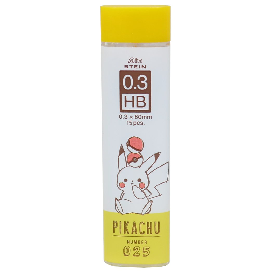 ポケモン Ainシュタイン替芯 0.3mm HB シャープペン替え芯 ピカチュウ ポケットモンスター カミオジャパン ぺんてる プレゼント