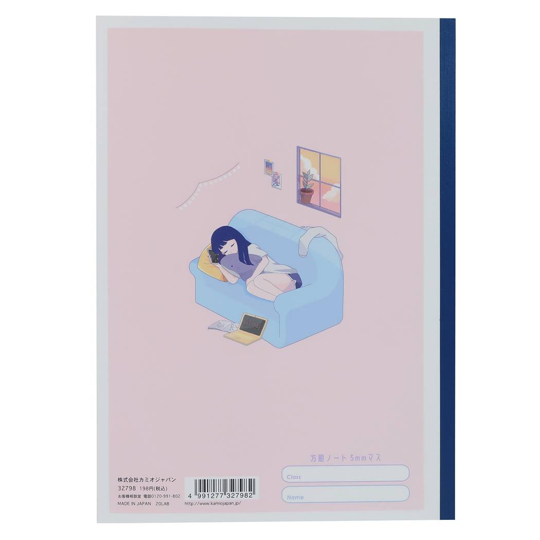 方眼ノート グッズ B5 学習 ノート 女の子向け コレラボ GIRL IN THE ROOM プレゼント 男の子 ギフト