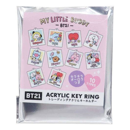 BT21 キーリング トレーディング アクリルキーホルダー 全10種 LINE FRIENDS カミオジャパン プレゼント 男の子 女