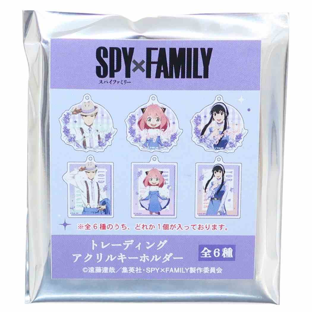 スパイファミリー SPYxFAMILY トレーディング アクリルキーホルダー 全6種 キーリング リンクコーデ 少年ジャンプ プレゼント