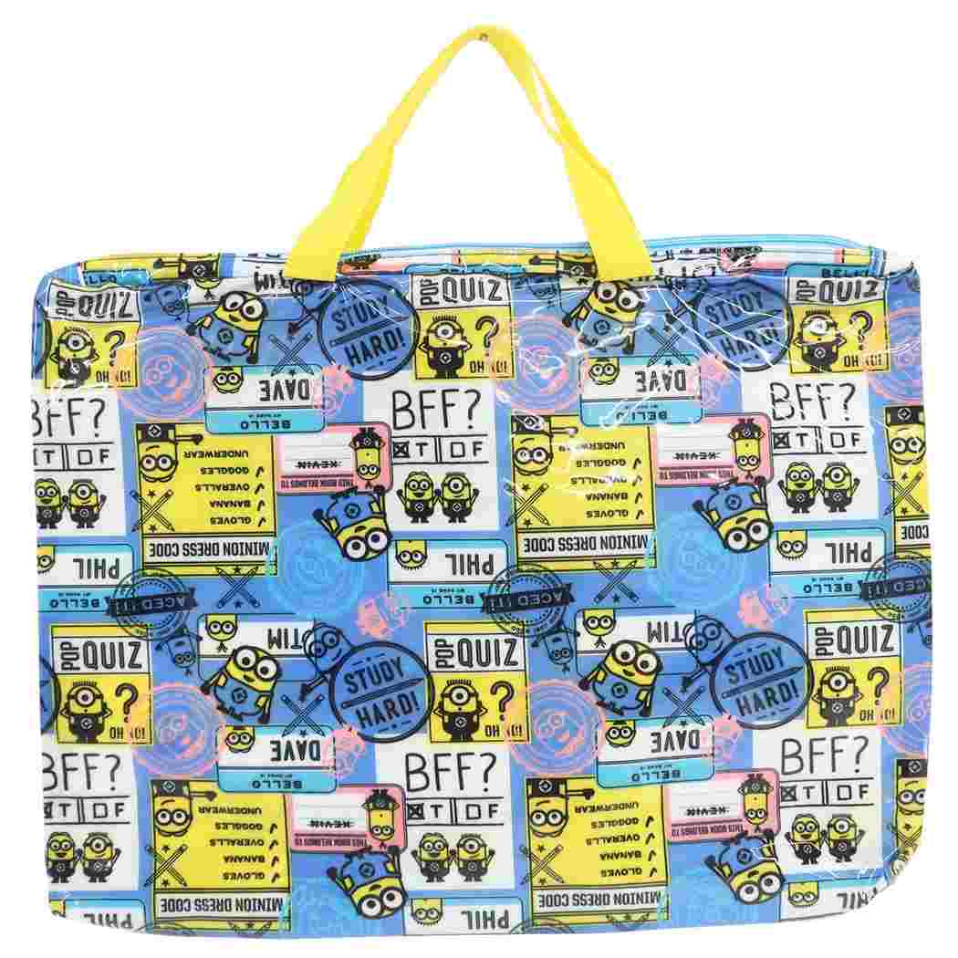 ミニオンズ グッズ レッスンバッグ ラミネート キャラクター ジュニア お稽古かばん 新入学 プレゼント 男の子 女の子 ギフト