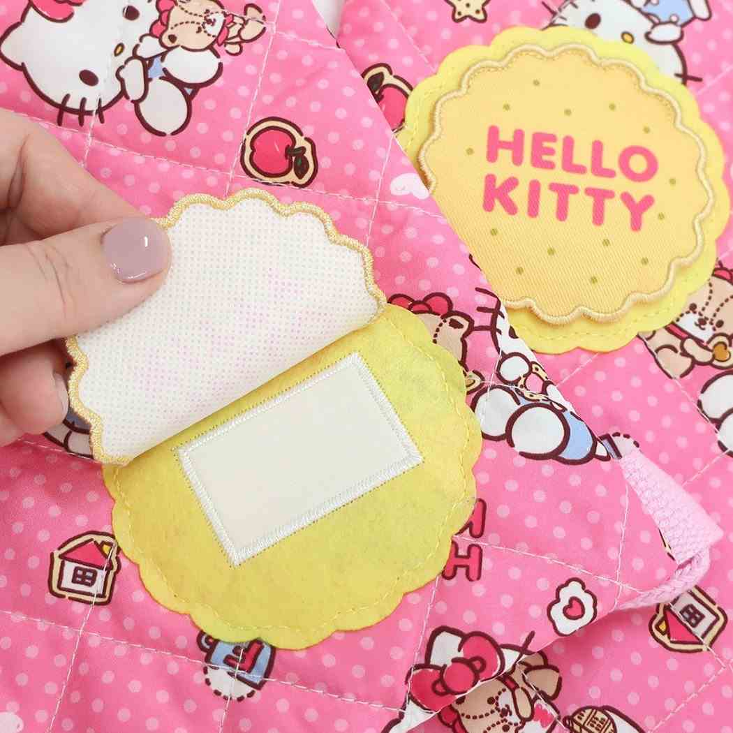 ハローキティ グッズ キルト シューズバッグ キャラクター 体育館靴かばん ローズピンク 新入学 プレゼント 男の子 女の子 ギフト
