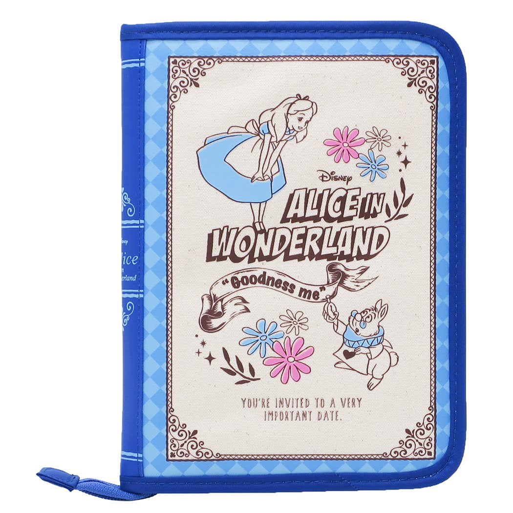 ふしぎの国のアリス 母子手帳ケース 片面ジャバラマルチケース ブック型 ディズニー クーザ 22.5×16×2.5cm ママ雑貨 プレゼント