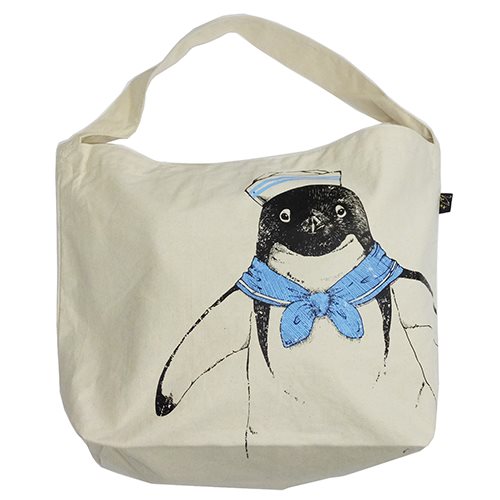 トートバッグ ペンギン クーザ 約49×33.5×13cm Valo グッズ マルシェバッグ オシャレ プレゼント 男の子 女の子 ギ